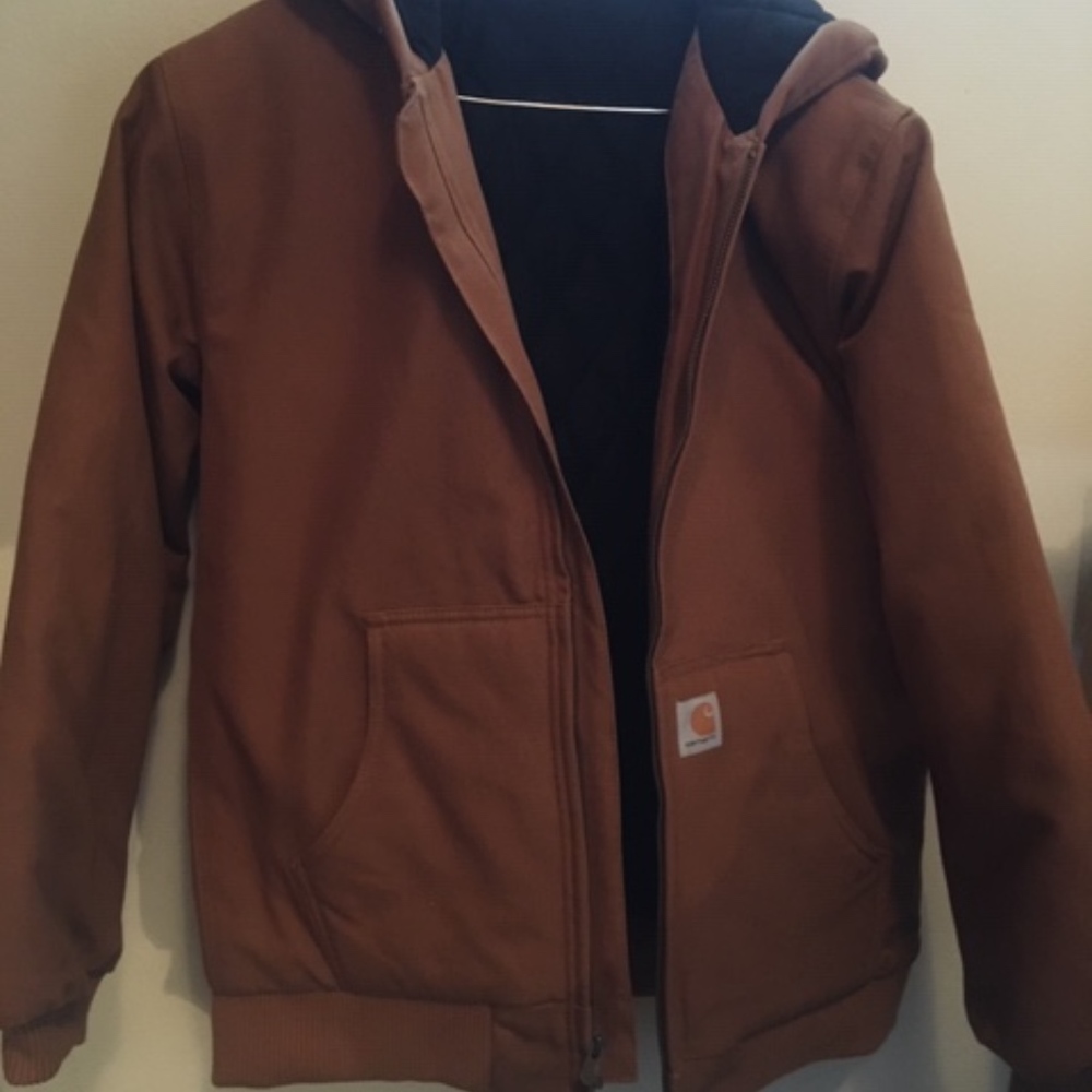 Carhartt flannel quilt-lined jacket